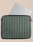 Green Mint Dots Laptop Sleeve