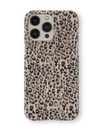 Beige Cheetah Skin Phone Case