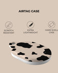 Pink Cow AirTag Holder