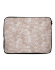 Beige Watercolor Reptile Laptop Sleeve