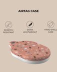 Pinky Terrazzo AirTag Holder