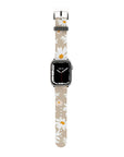 Beige Daisy Apple Watch Band