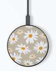 Beige Daisy Wireless Charger