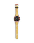 Yellow Tie Dye Galaxy Watch Band