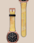 Yellow Tie Dye Galaxy Watch Band