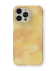 Yellow Tie Dye Phone Case