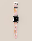 Pink Orange Tie Dye Apple Watch Band