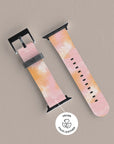 Pink Orange Tie Dye Apple Watch Band