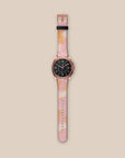 Pink Orange Tie Dye Galaxy Watch Band