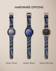 Blue Zebra Galaxy Watch Band