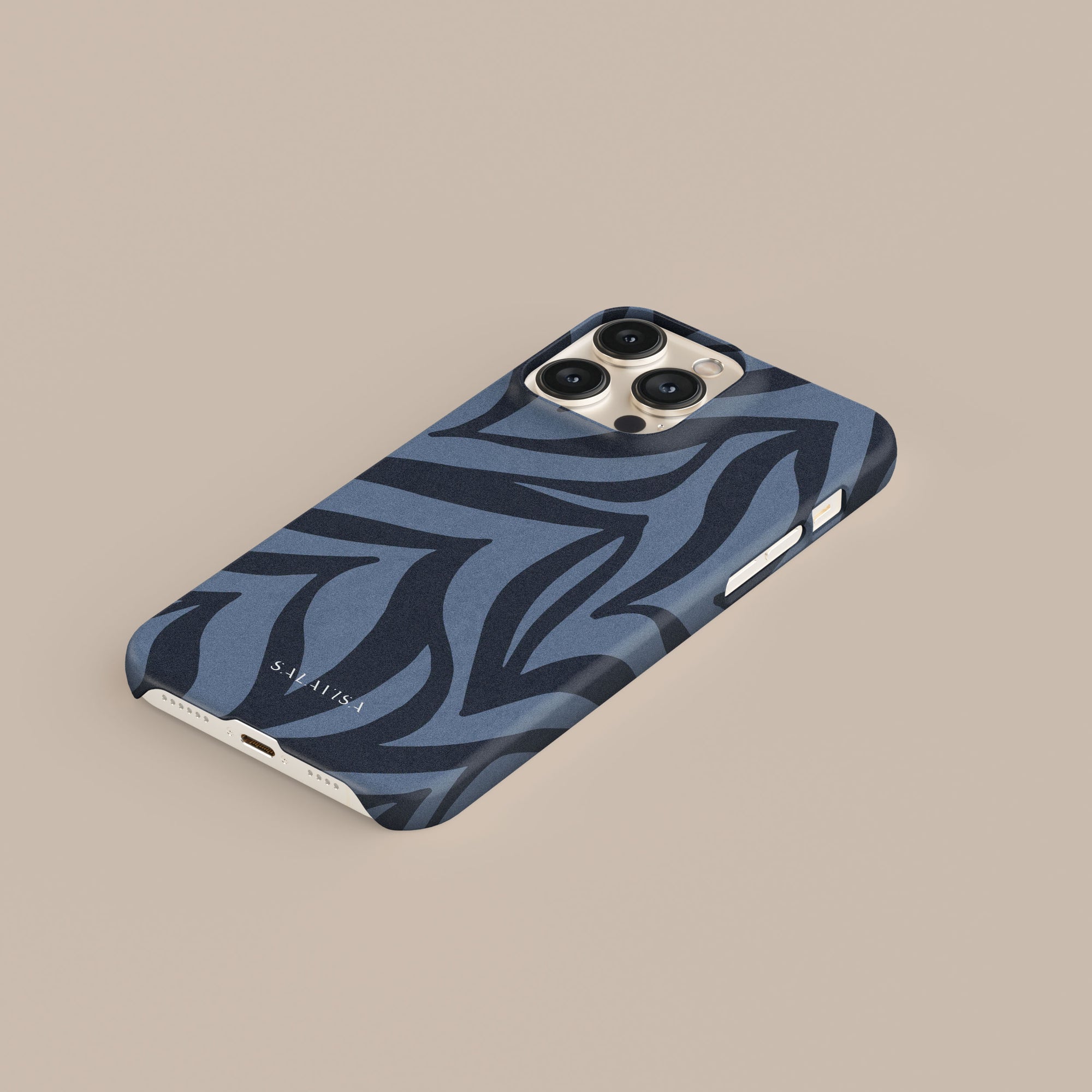 Blue Zebra Phone Case. Animal Blue Zebra Phone Case. Animal