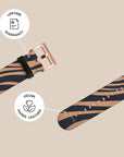 Copper Zebra Galaxy Watch Band