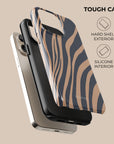Copper Zebra Phone Case