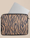 Copper Zebra Laptop Sleeve