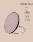 Pink Swirl Wireless Charger