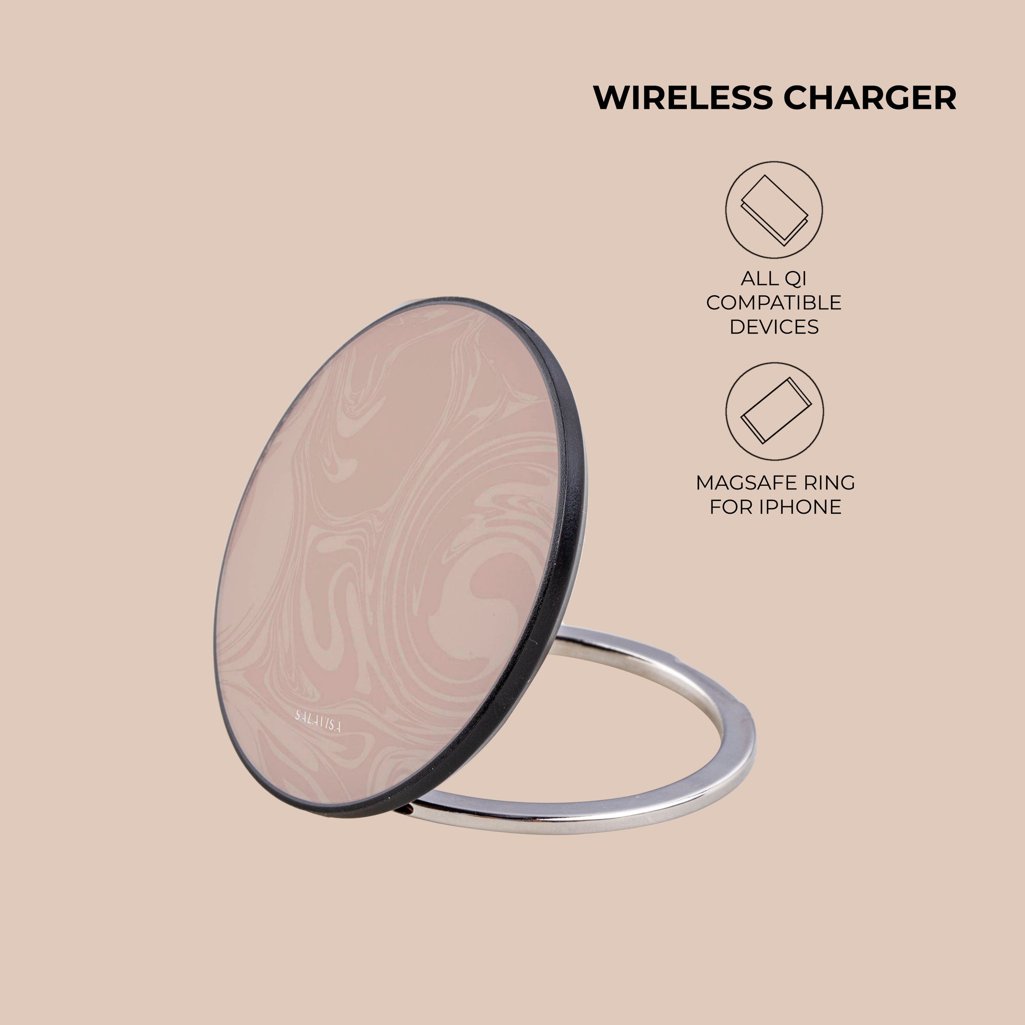 Rose Swirl Wireless Charger
