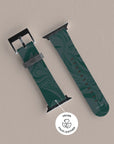 Dark Green Swirl Apple Watch Band