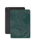 Dark Green Swirl iPad Case