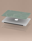 Light Green Swirl MacBook Case