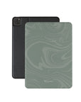 Light Green Swirl iPad Case