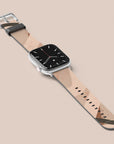 Beige Organic Apple Watch Band