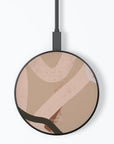 Beige Organic Wireless Charger