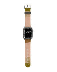 Olive Green Organic Apple Watch Band