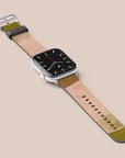 Olive Green Organic Apple Watch Band