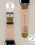 Olive Green Organic Apple Watch Band