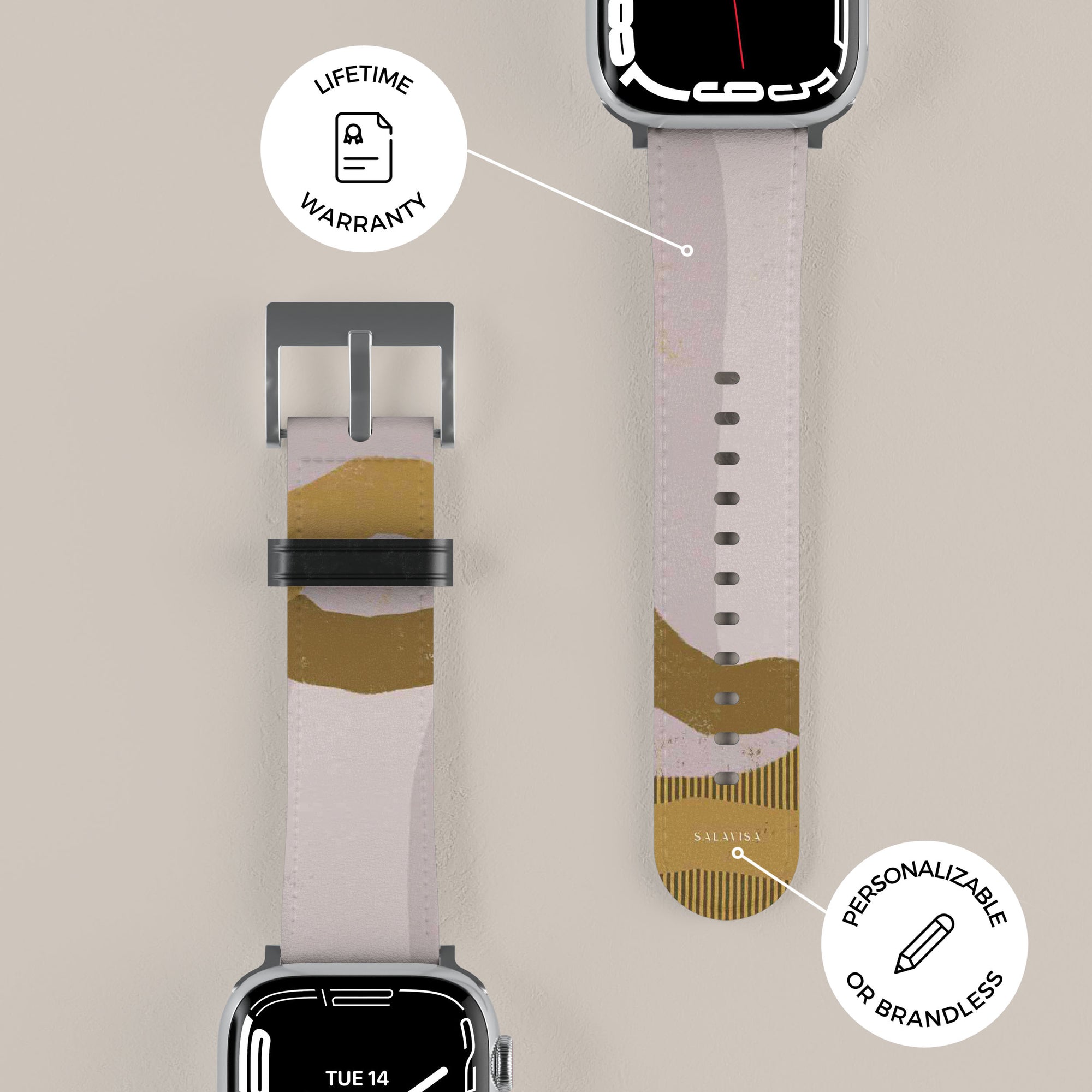 Purple Organic Apple Watch Band