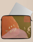 Olive Zen Watercolor Laptop Sleeve