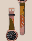 Olive Zen Watercolor Galaxy Watch Band