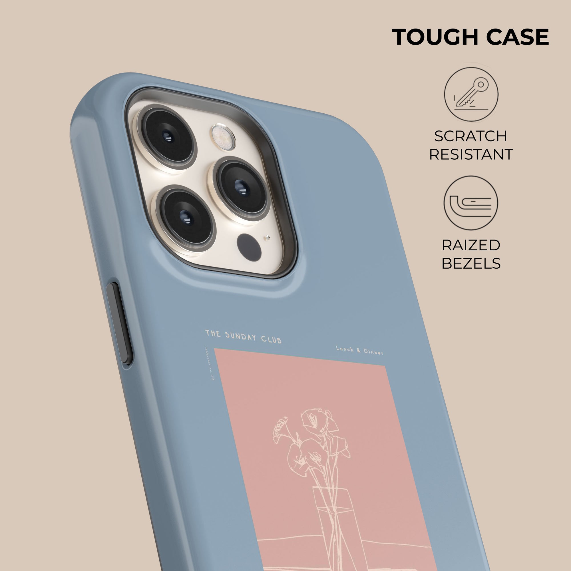 Blue Lunch &amp; Dinner Phone Case