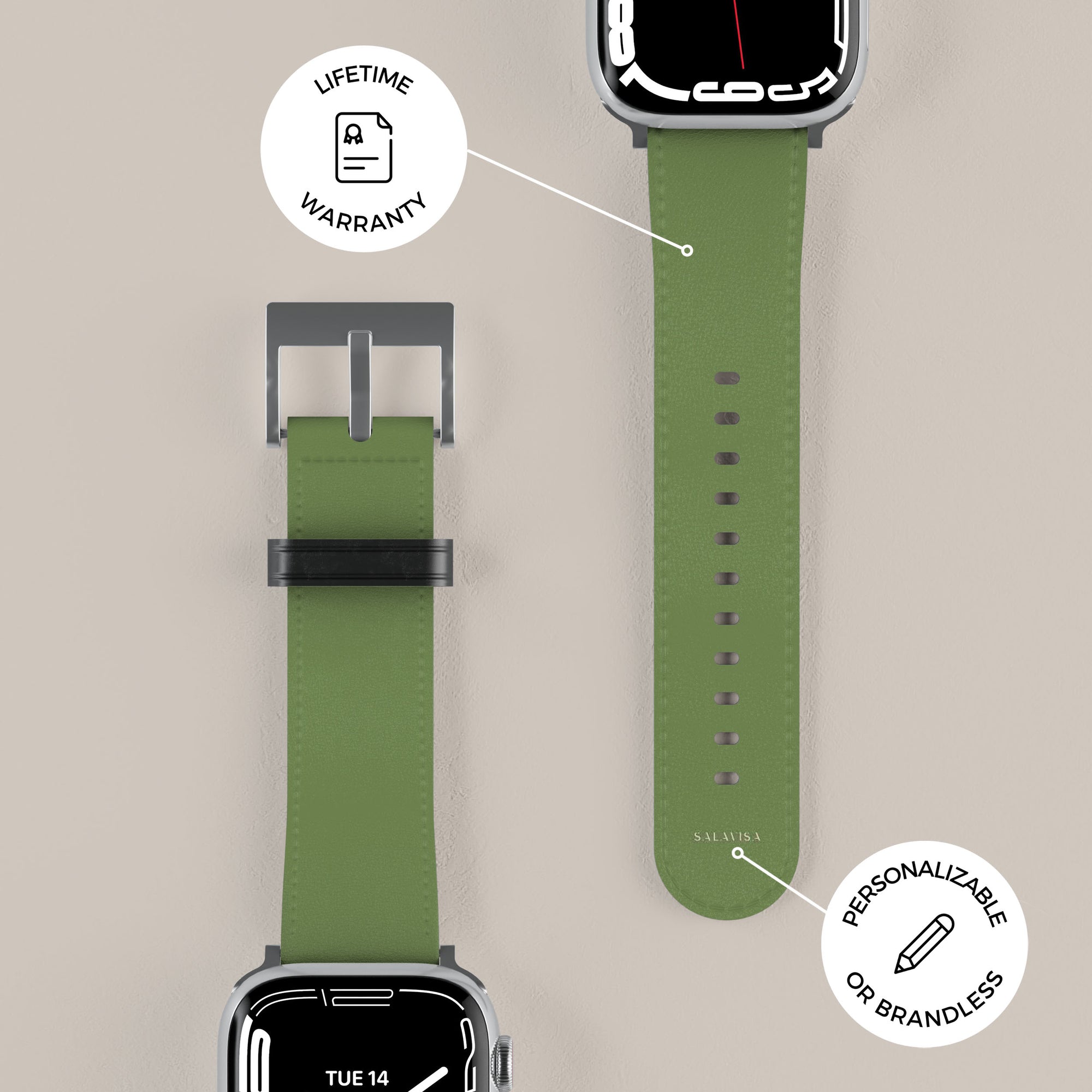 Green Sunday Club Apple Watch Band