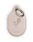 Pink The College AirTag Holder
