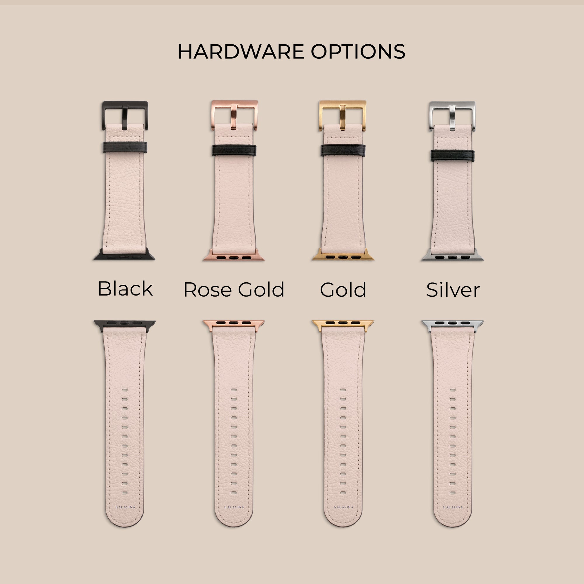 Pink The College Apple Watch Band