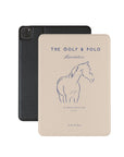 Beige Golf & Polo iPad Case