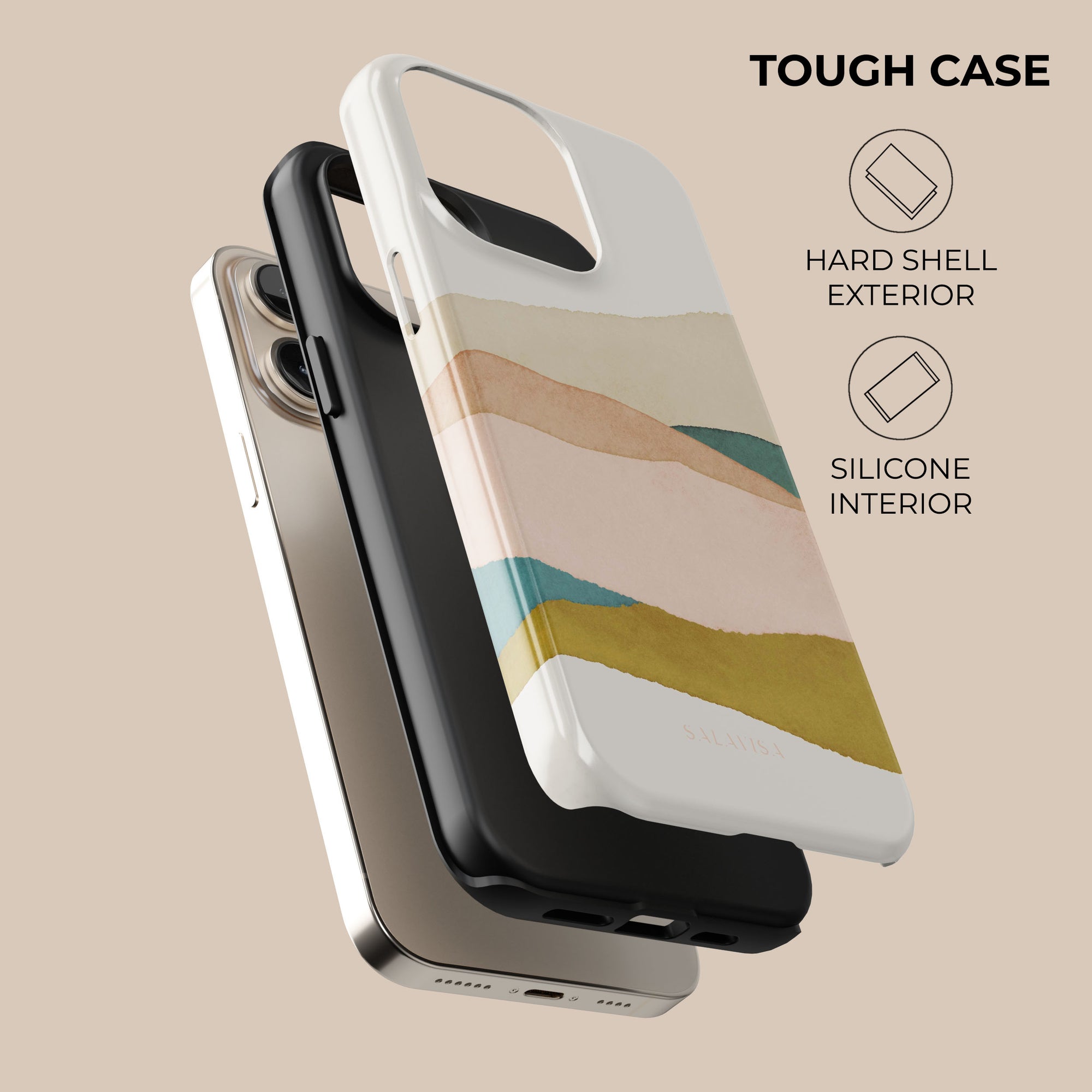 Neutral Dune Hard Phone Cases SALAVISA Neutral Dune Hard Phone Cases SALAVISA
