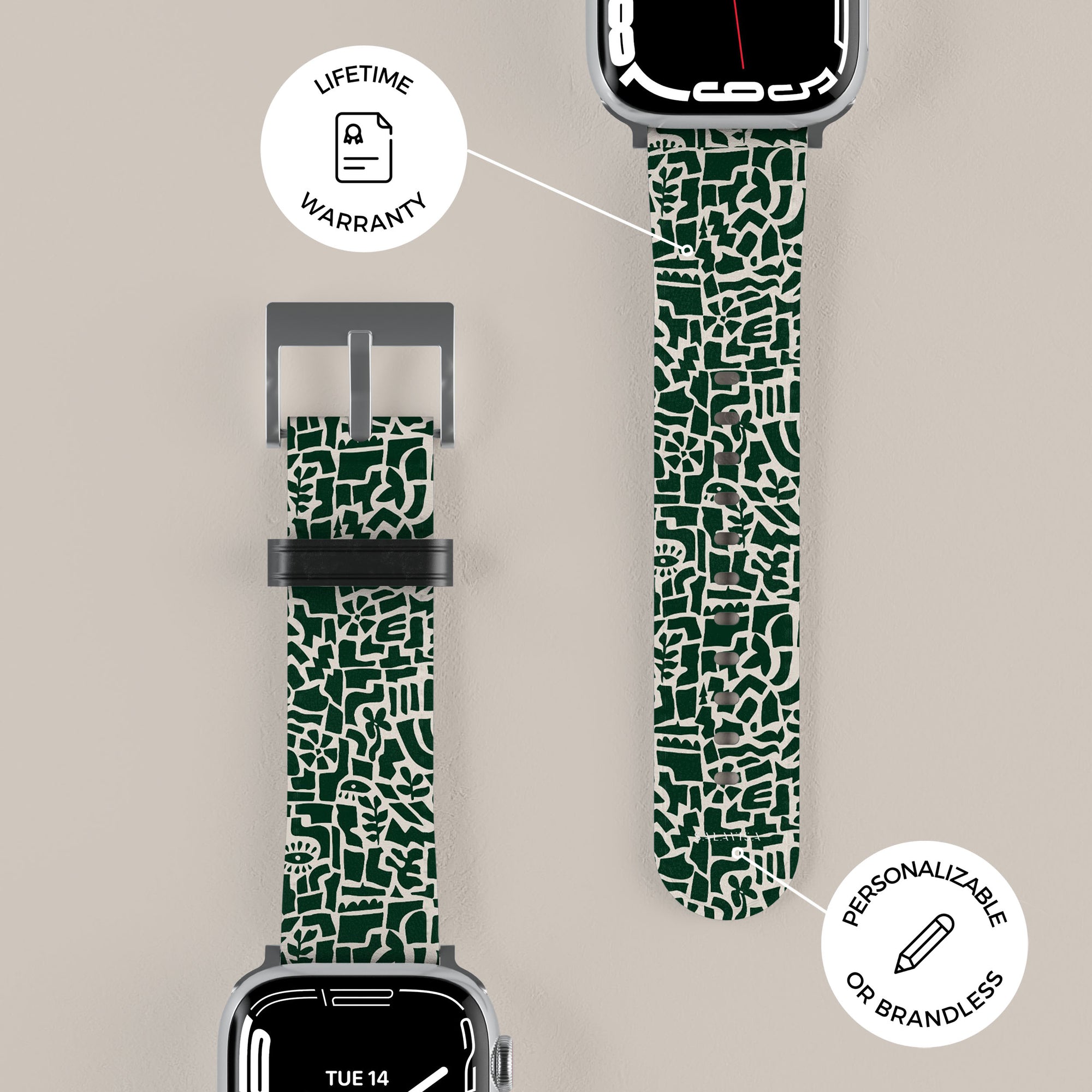 Green Maze Apple Watch Band