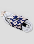 Blue Houndstooth EcoWrap Cord