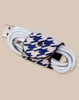 Blue Houndstooth EcoWrap Cord