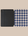 Blue Houndstooth iPad Case