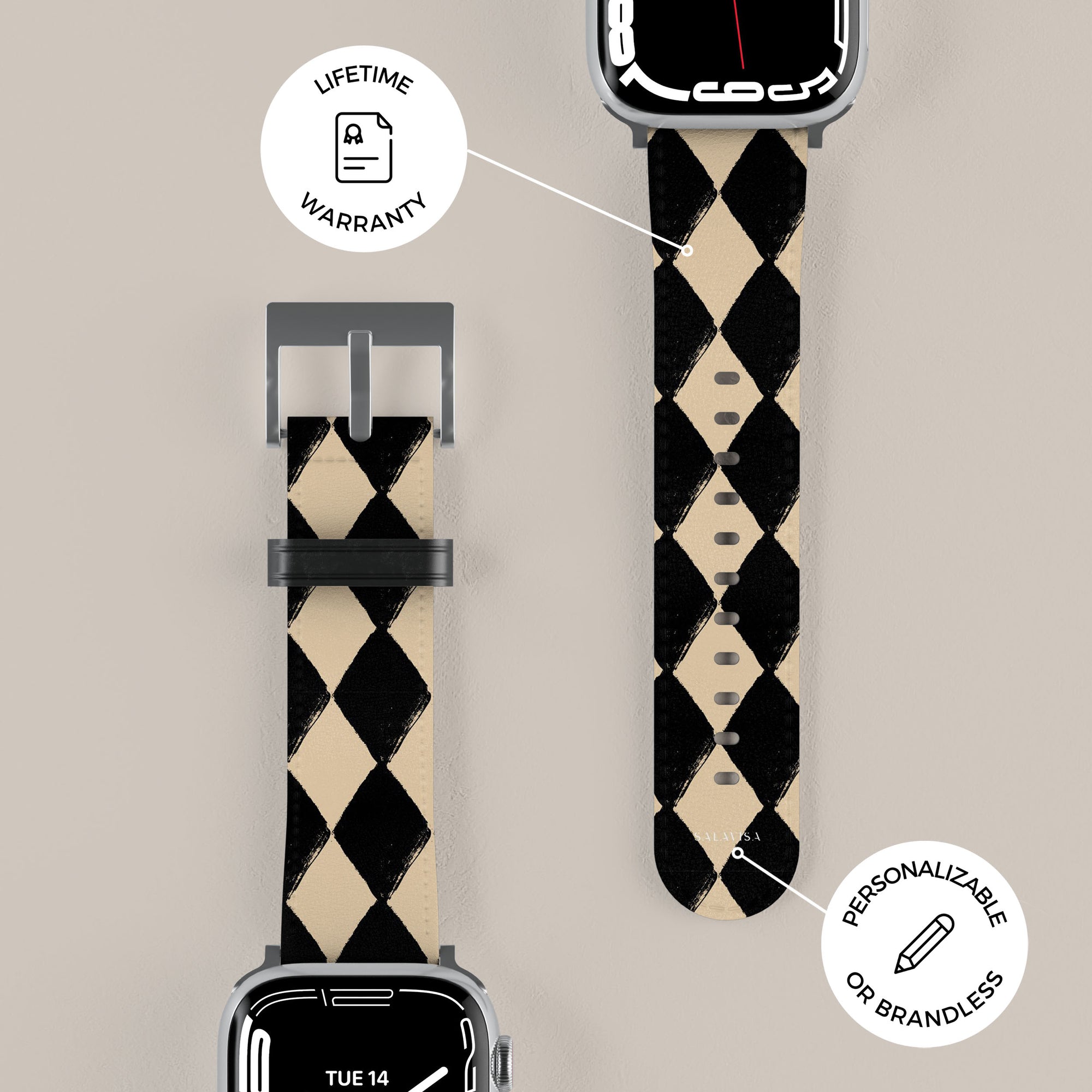 Diamond Chess Apple Watch Band