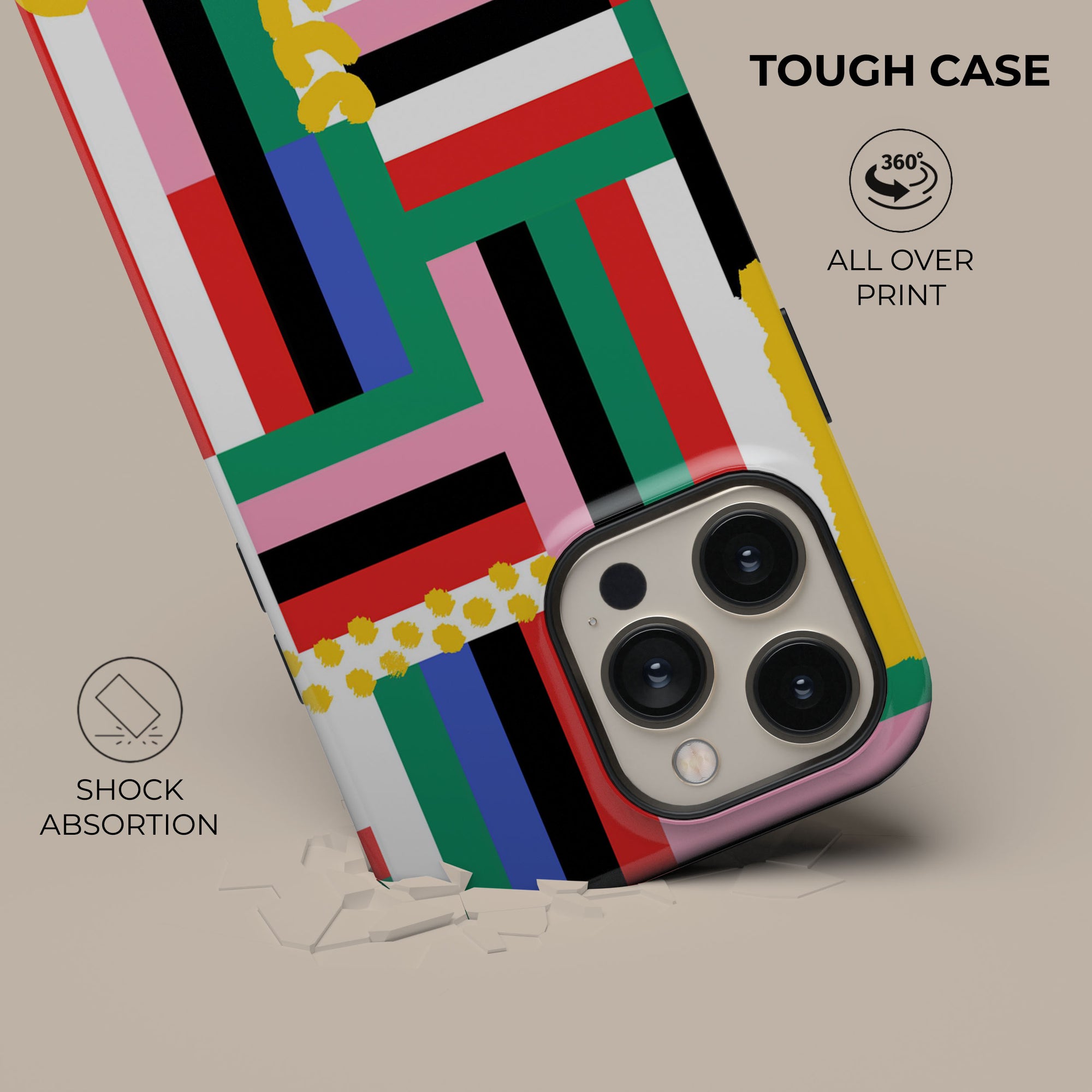 Stripe Fusion Phone Case
