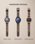 Light Zebra Galaxy Watch Band