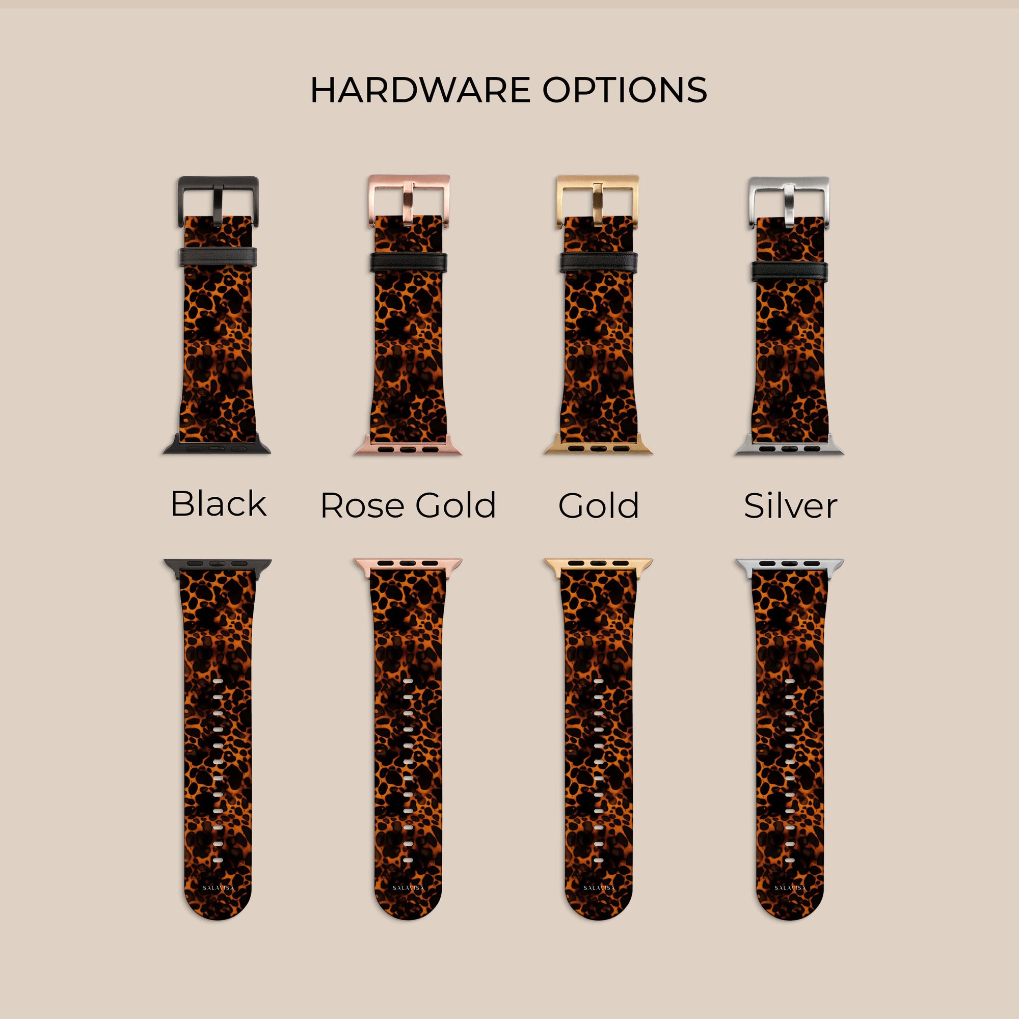 Leopard Fabric Apple Watch Band