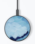 Ocean Blue Paint Wireless Charger