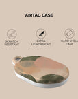 Beige Minimalistic AirTag Holder