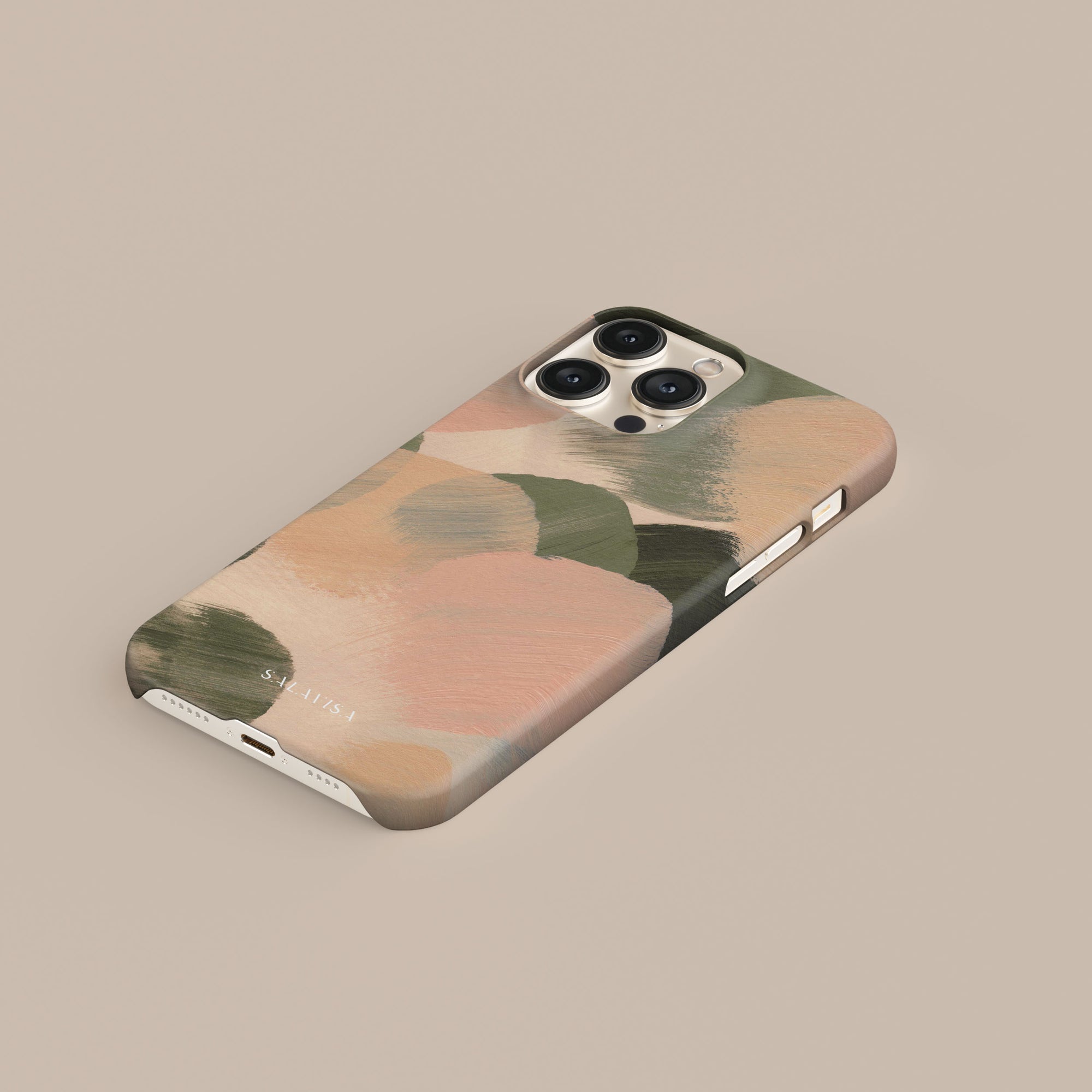 Beige Minimalistic Phone Case. Abstract Beige Minimalistic Phone Case. Abstract
