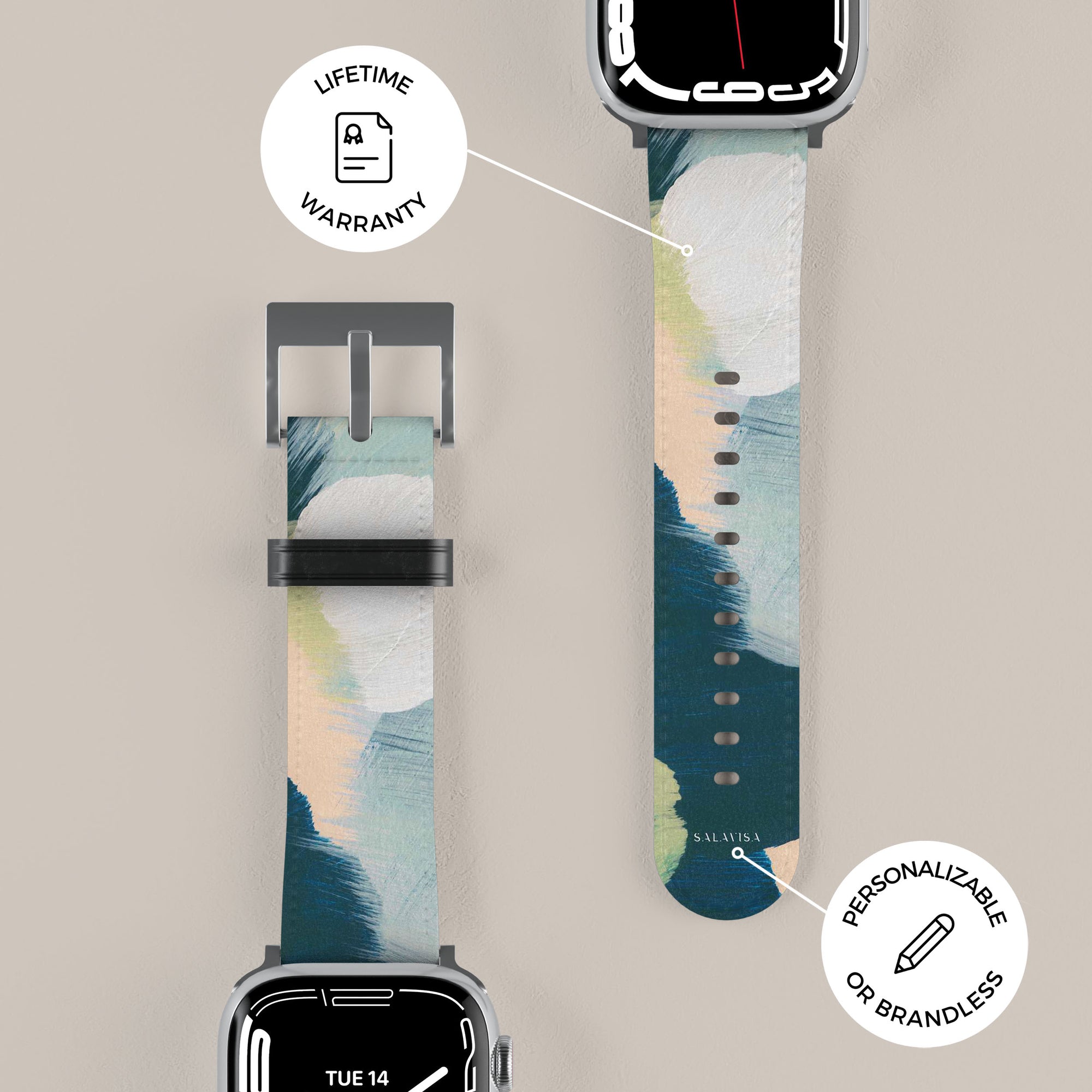 Green Canvas Apple Watch Band